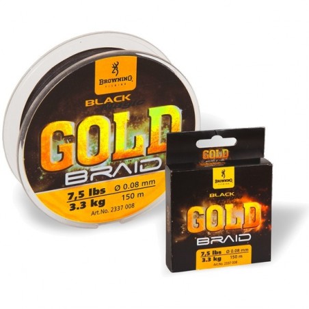 PLECIONKA 0,10MM/150M BLACK MAGIC GOLD BROWNING