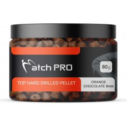 PELLET 8MM ORANGE CHOCOLATE DRILLED MATCH PRO