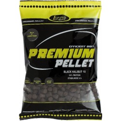 PELLET 2MM BLACK HALIBUT 700G LORPIO