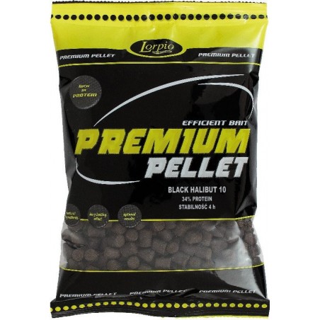 PELLET 2MM BLACK HALIBUT 700G LORPIO