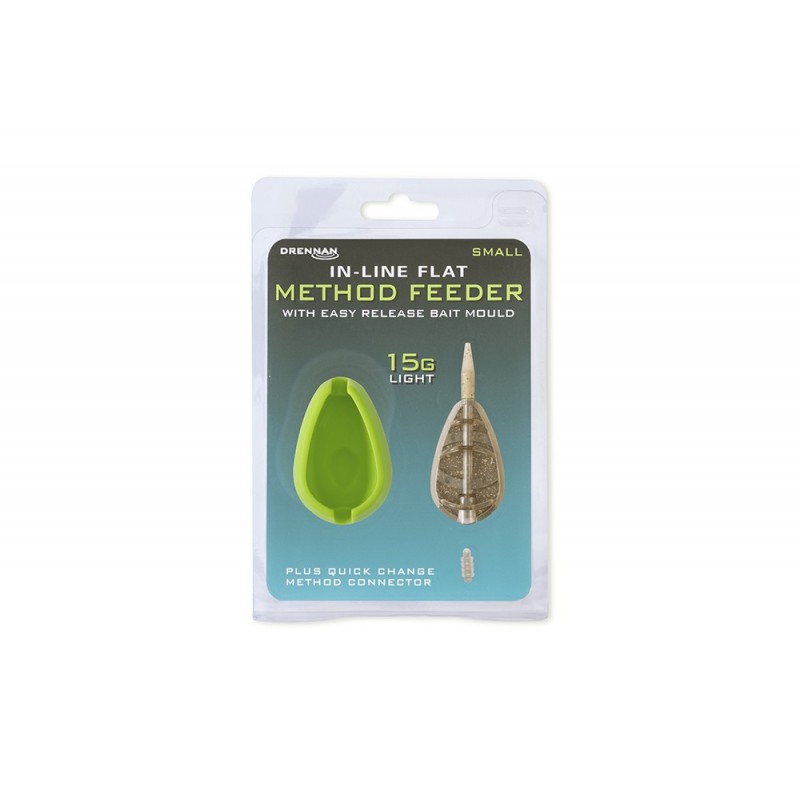 15G SMALL IN-LINE FLAT METHOD FEEDER ZESTAW DRENNAN