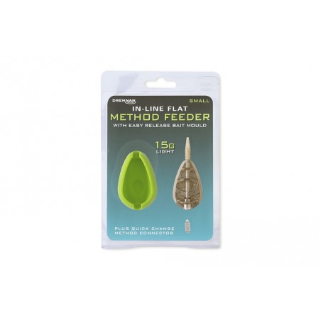 15G SMALL IN-LINE FLAT METHOD FEEDER ZESTAW DRENNAN