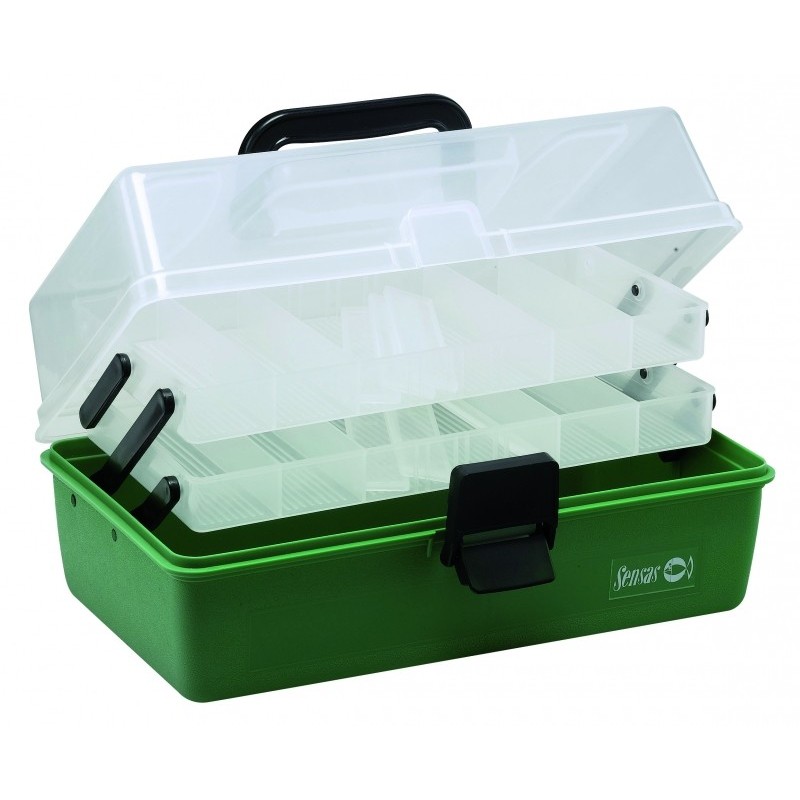 SKRZYNKA BOITE PECHE 2 PRZEGRODY SENSAS