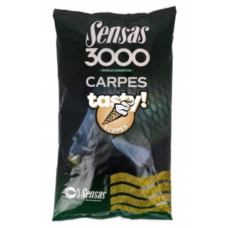 3000 CARP TASTY SCOPEX 1KG SENSAS