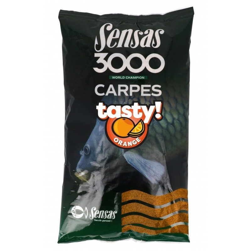 3000 CARP TASTY ORANGE 1KG SENSAS