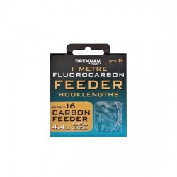 Przypony Fluorocarbon feeder Carbon feeder 16/0.17mm 1m Drennan