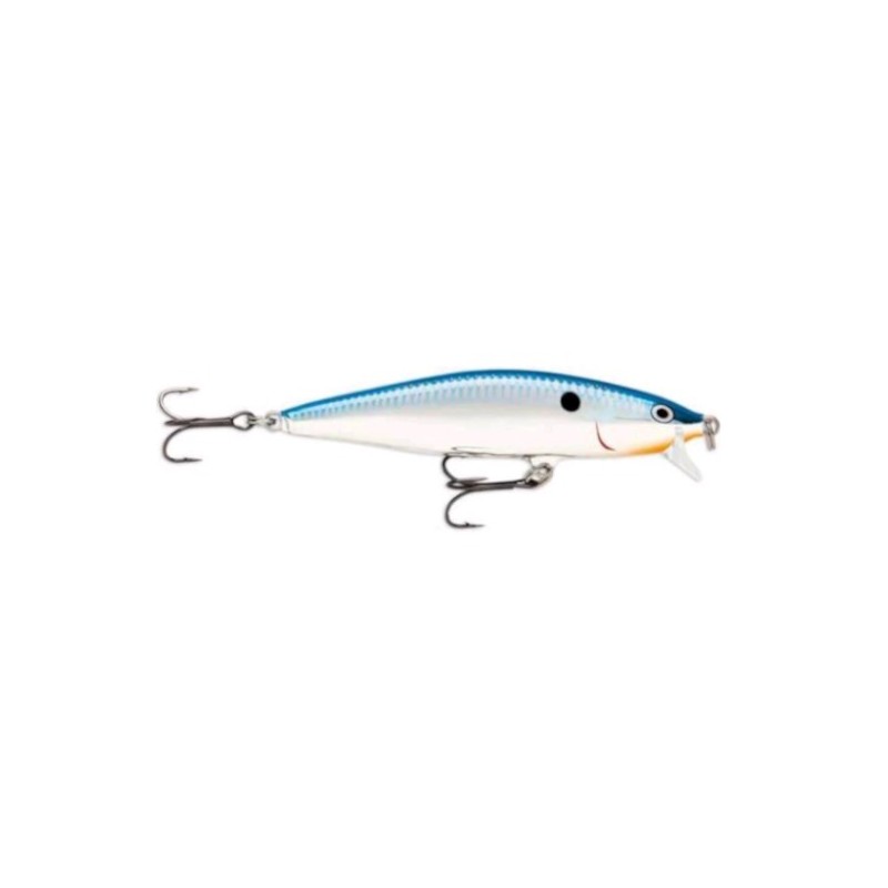 FLAT RAP 8cm SILVER BLUE RAPALA