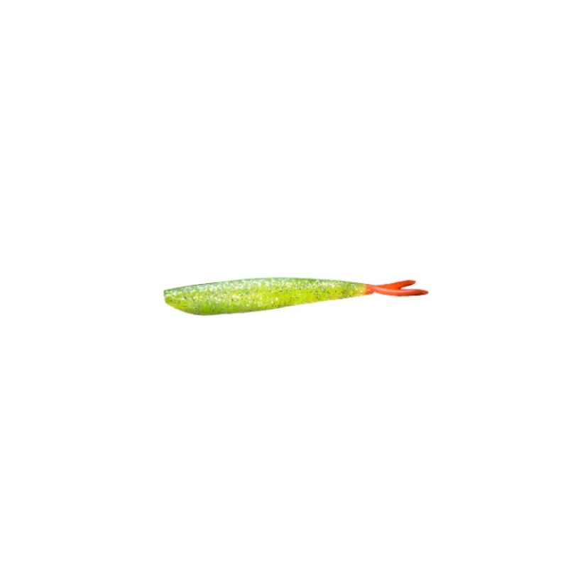 Fin-S Fish Chartreuse Fire Tail 4" Lunker City
