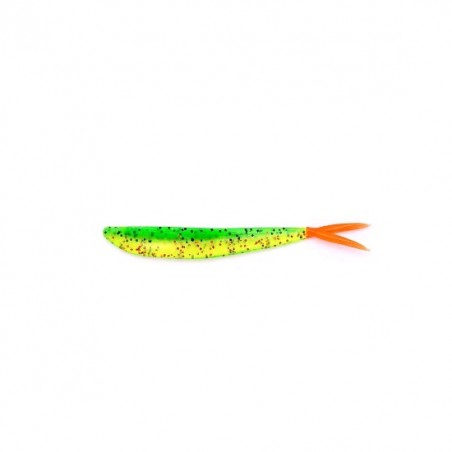 Fin-S Fish Chartreuse Fire Tail 4" Lunker City