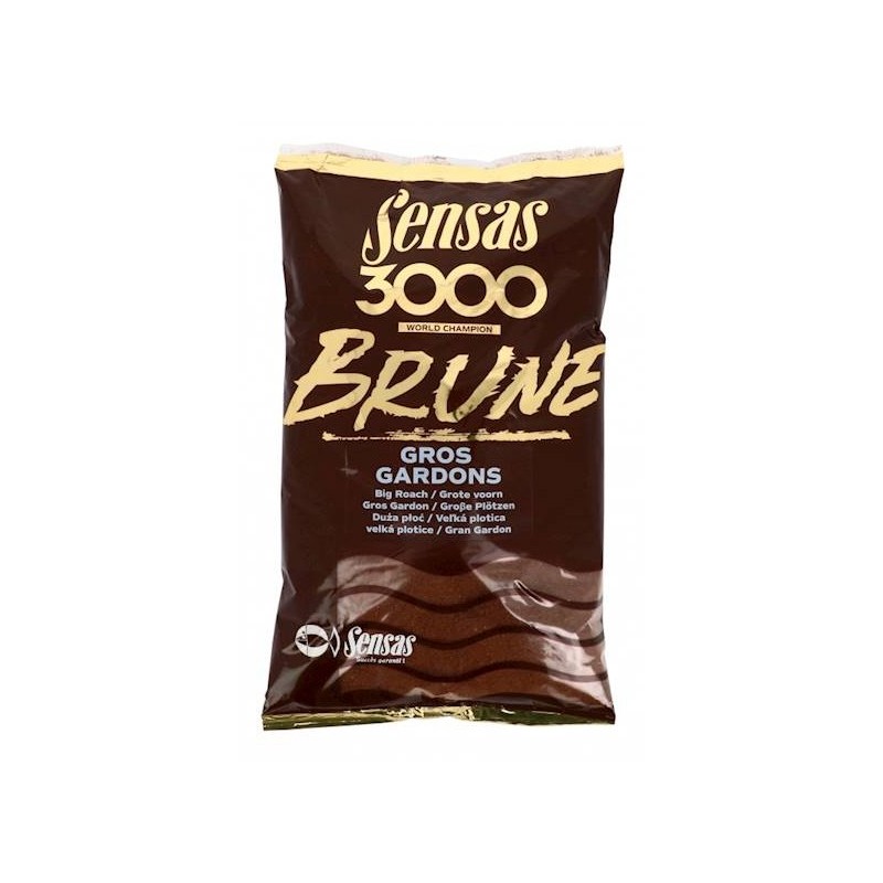 3000 BRUNE GROSS GARDONS 1kg Sensas