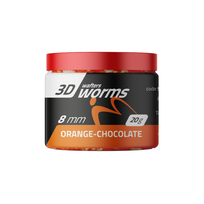 Wafters 3D worms DUO ORANGE CHOCOLATE MatchPro