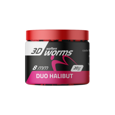 Wafters 3D worms DUO HALIBUT MatchPro