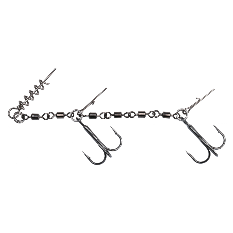 Dozbrojka z krętlików DOUBLE EVO STINGER XL 2/0 35kg 2szt. Mikado Jaws