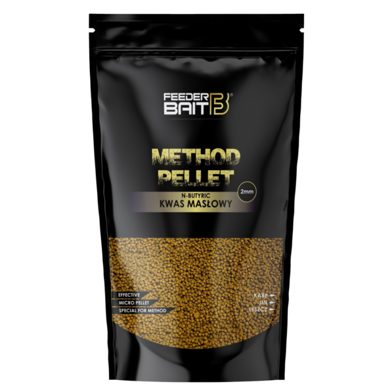 FEEDER BAIT 2mm 800g Method Pellet Kwas Masłowy