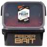 FEEDER BAIT 600g Pellet gotowy w Wiaderku Truskawka