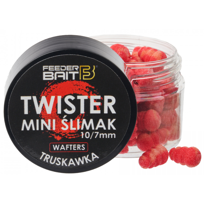 FEEDER BAIT 25ml Mini Ślimak Twister Truskawka