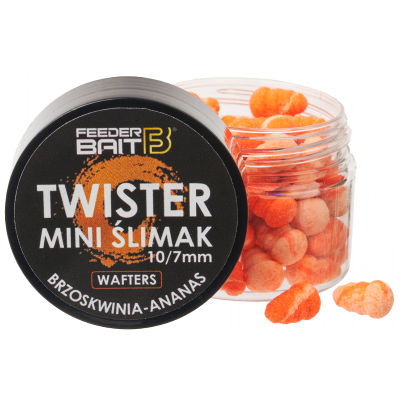 FEEDER BAIT 25ml Mini Ślimak Twister R72 Brzoskwinia&Ananas