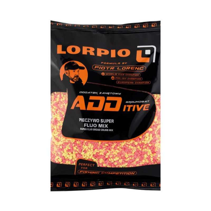 Dodatek do zanęt Pieczywo Fluo Mix 600g Lorpio