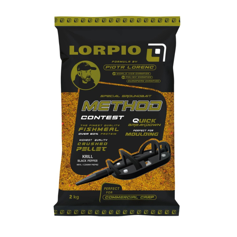 Zanęta Method Contest Krill & Black Pepper 2kg Lorpio