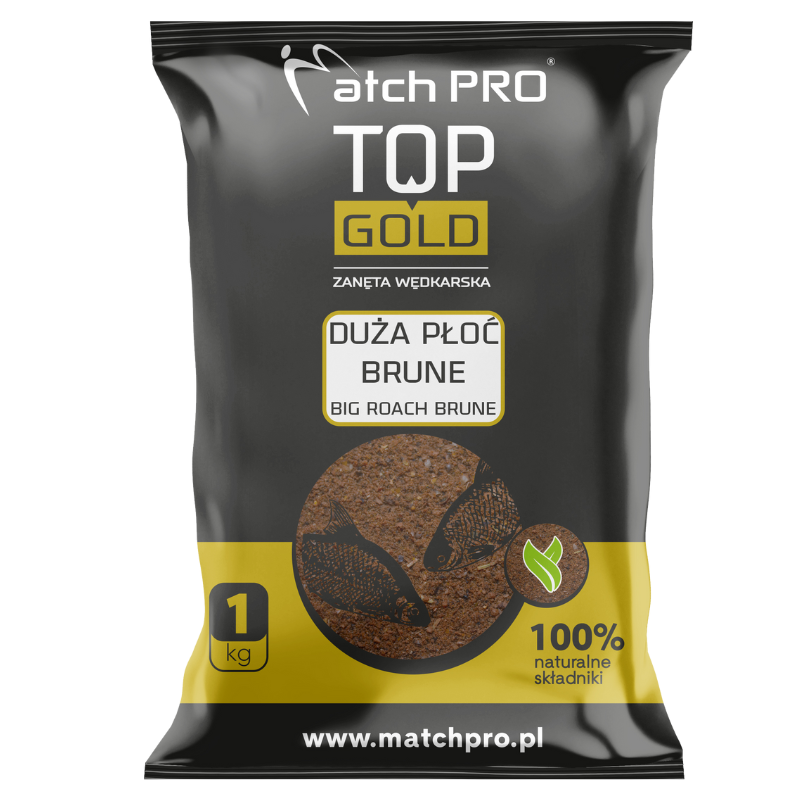 TOP GOLD DUŻA PŁOĆ BRUNE 1kg MatchPro