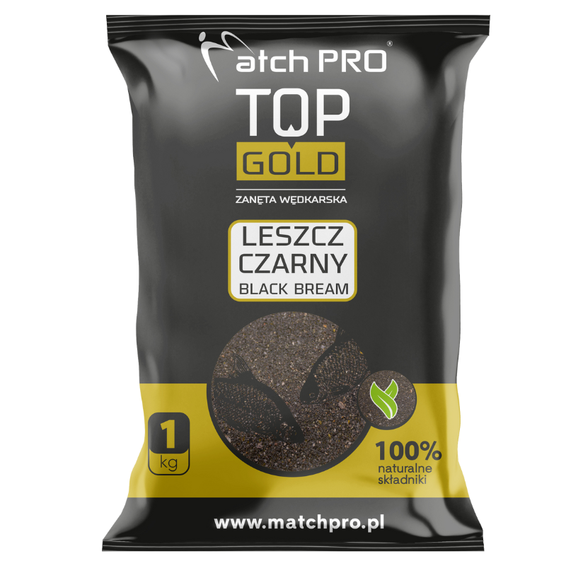 TOP GOLD LESZCZ CZARNY 1kg MatchPro