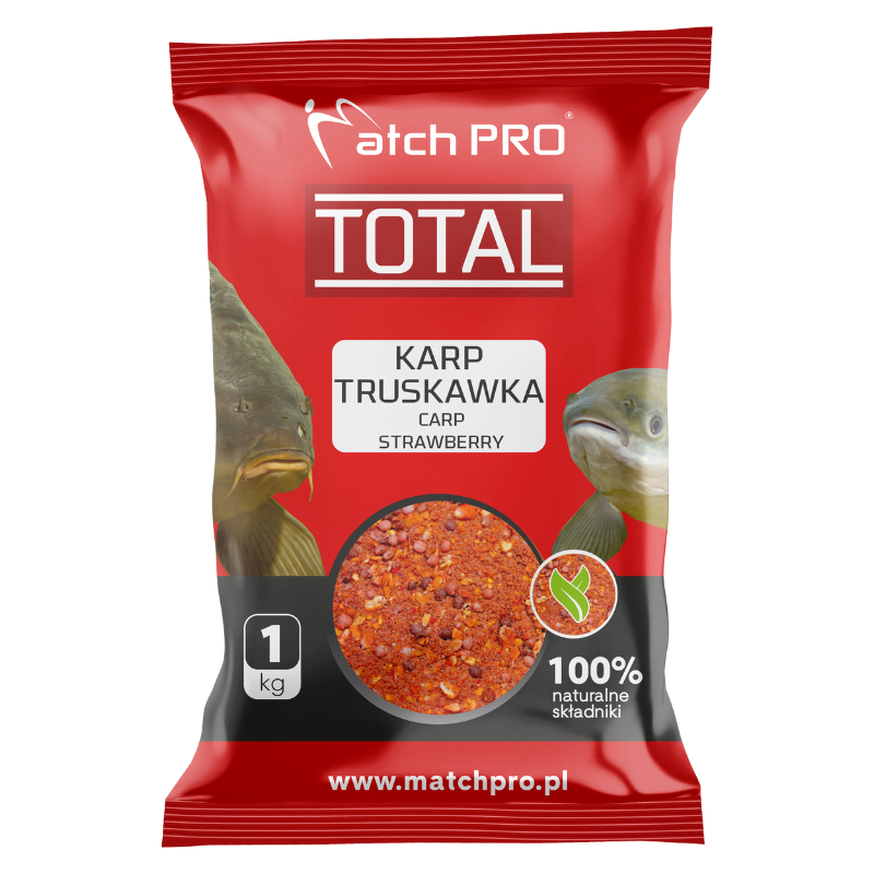KARP TRUSKAWKA 1KG TOTAL MATCH PRO