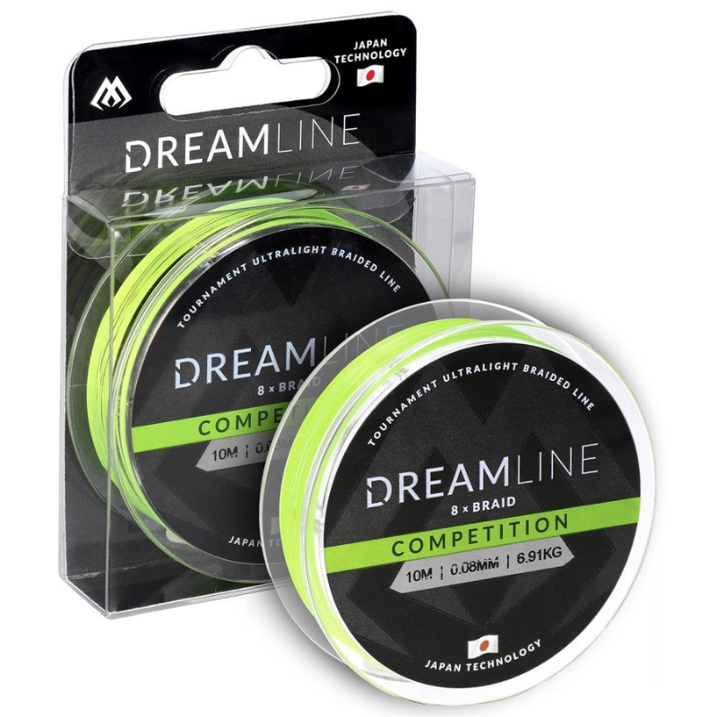 Żyłka Dreamline Competition Fluo Zielone 0,08mm /10m Mikado
