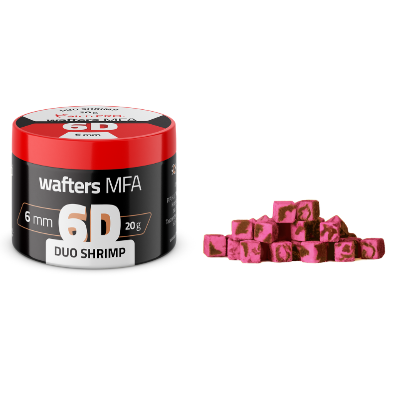 6D WAFTERS SHRIMP 6x6mm 20g MatchPro
