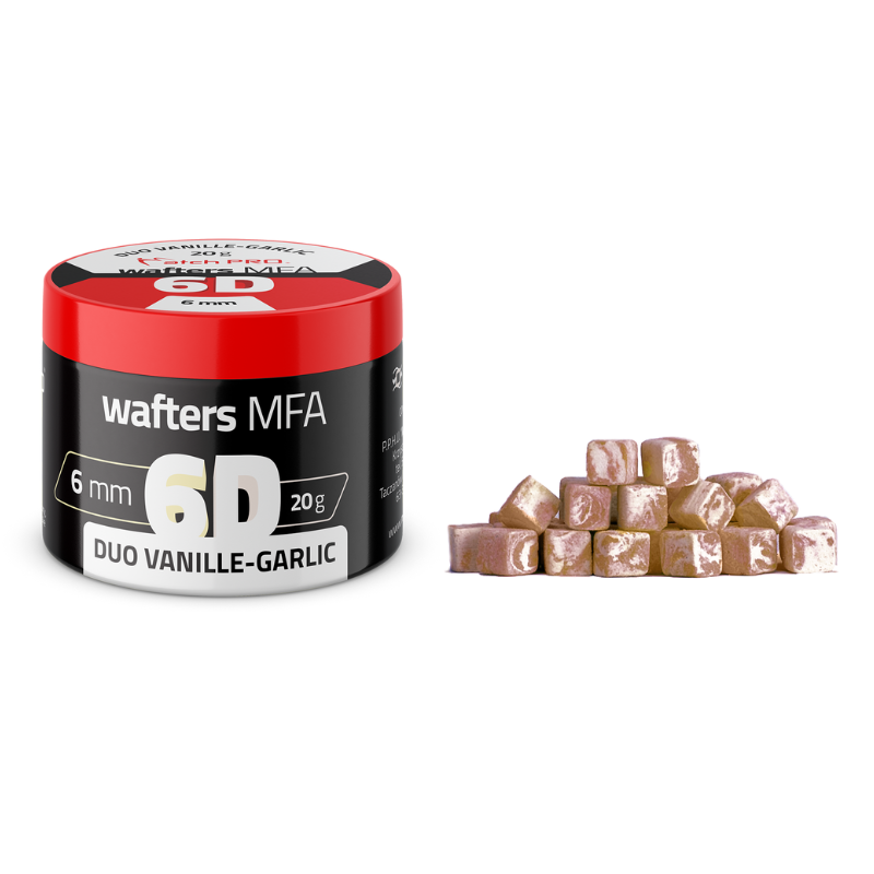 6D WAFTERS VANILLE-GARLIC 6x6mm 20g MatchPro