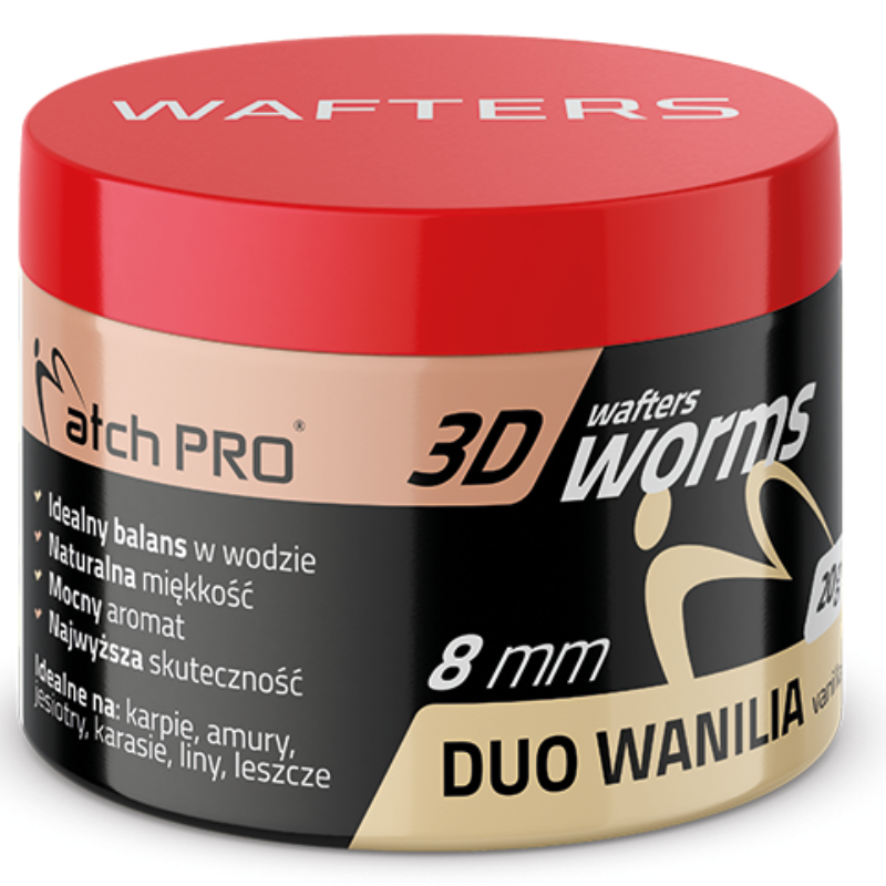 3D WORMS WAFTERS Duo Vanille 8mm MatchPro