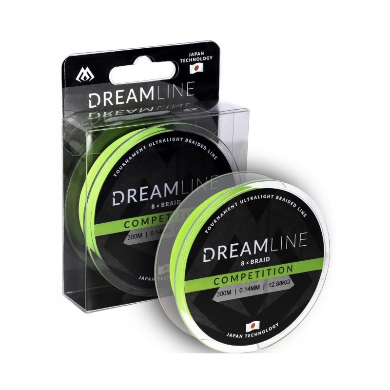 Żyłka Dreamline Competition Fluo Zielone 0,18mm /10m Mikado