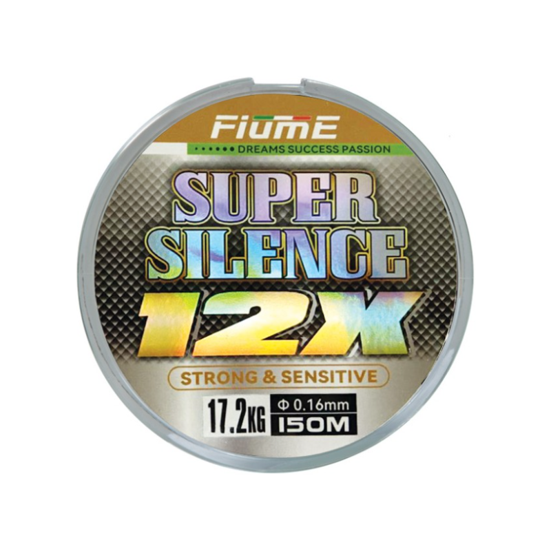 PLECIONKA SUPER SILENCE 12X 150m, FLUO 0.22mm Fiume