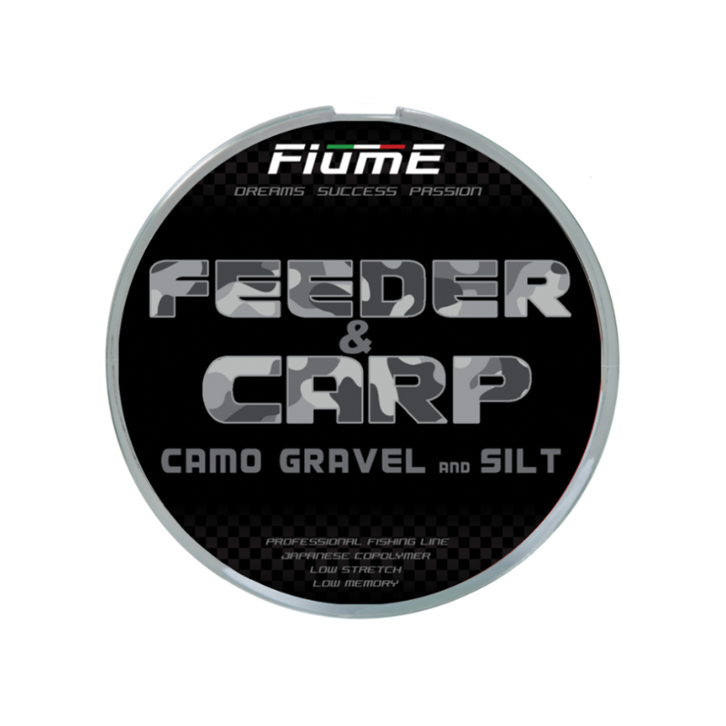 ŻYŁKA FEEDER & CARP CAMO MT.200-0,22 GRAVEL & SILT Fiume