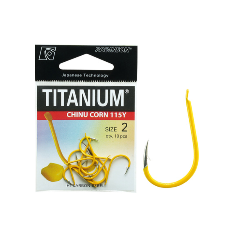 Haczyk Titanium CHINU CORN 115Y (10szt), rozm. 10 Robinson