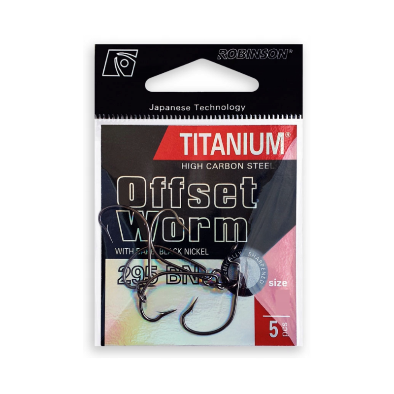 Titanium Offset Worm r.1/0 Robinson
