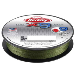 Berkley Plecionka X9 150m/ 0,10mm Low Vis Green