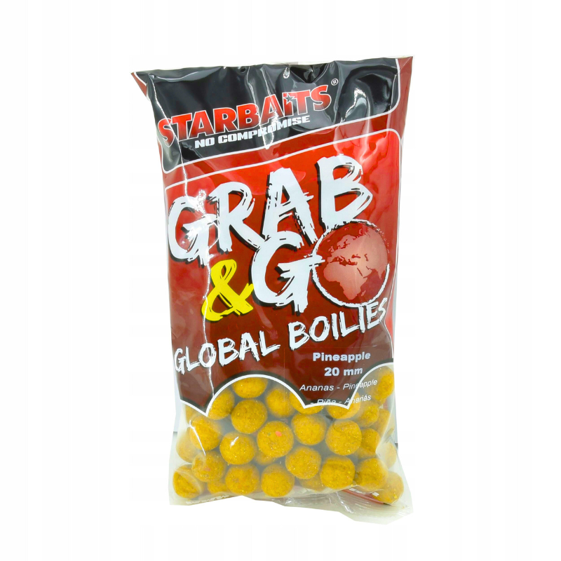 Starbaits Kulki Grab & Go Global 20mm 1kg Pineapple