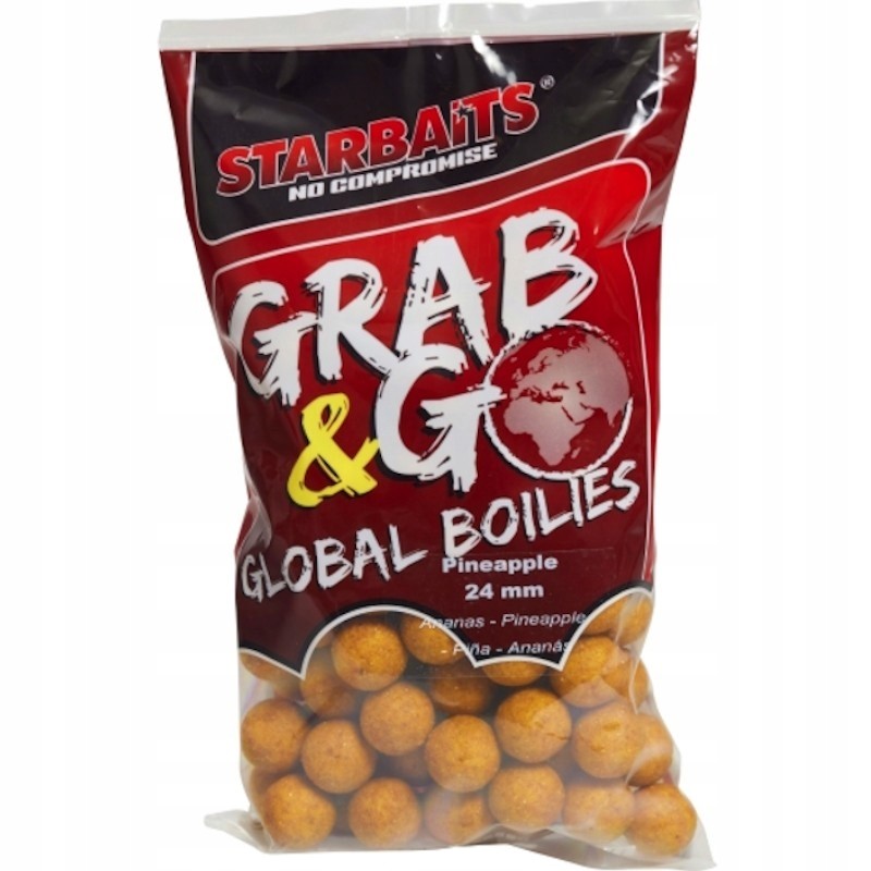 Starbaits Kulki Grab & Go Global 24mm 1kg Pineapple