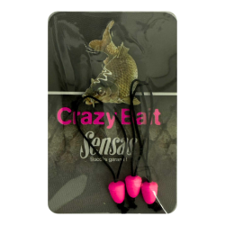 Sensas Łącznik Crazy Bait Soft M 3szt. Różowe