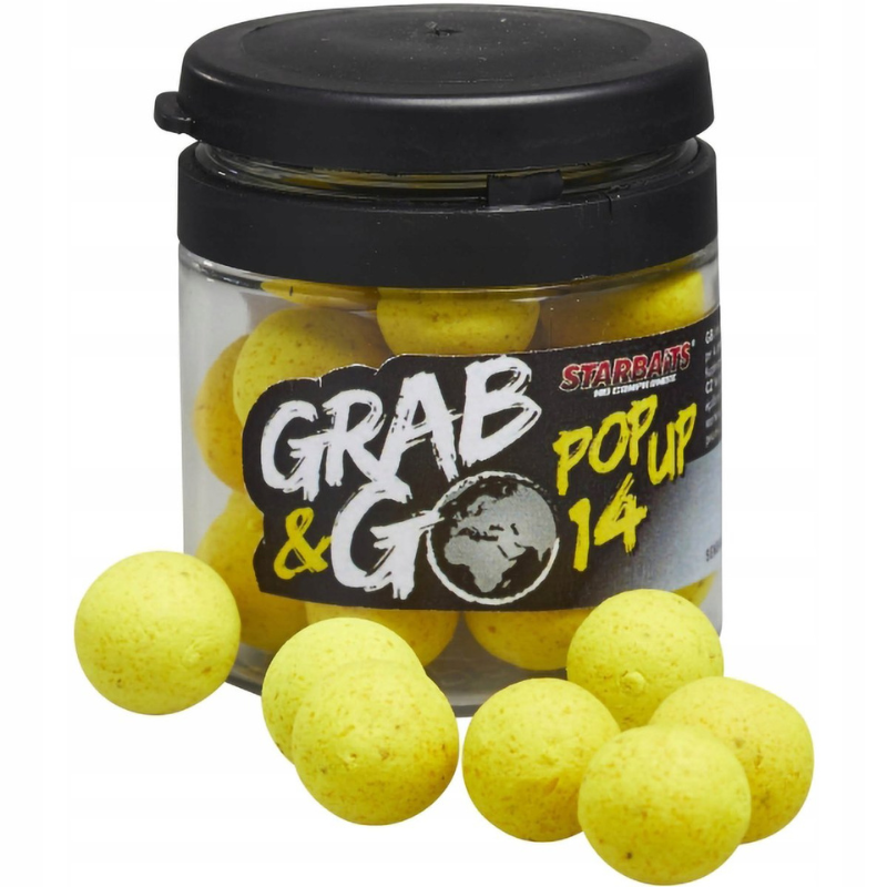 Starbaits Kulki Grab & Go Global Pop Up 14mm 20g Scopex