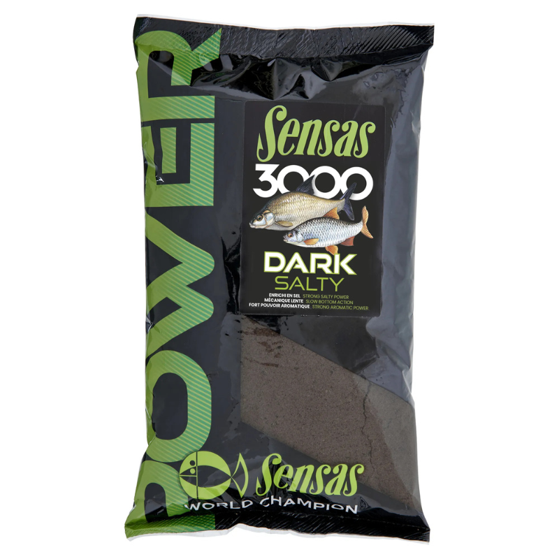 Sensas Zanęta 3000 Power Dark Salty 1kg
