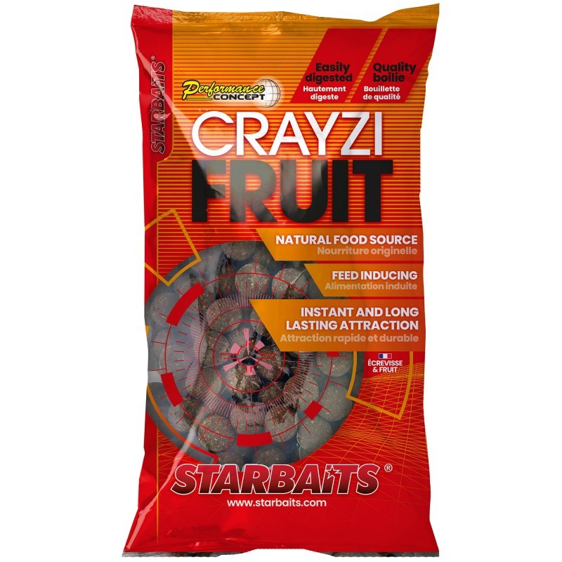 Starbaits Kulki PC Crayzi Fruit 20mm 800g