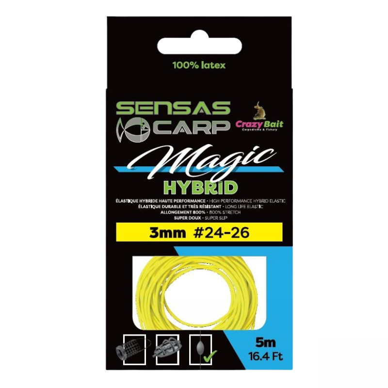Sensas Guma Amortyzator Magic Hybrid 3mm 5m