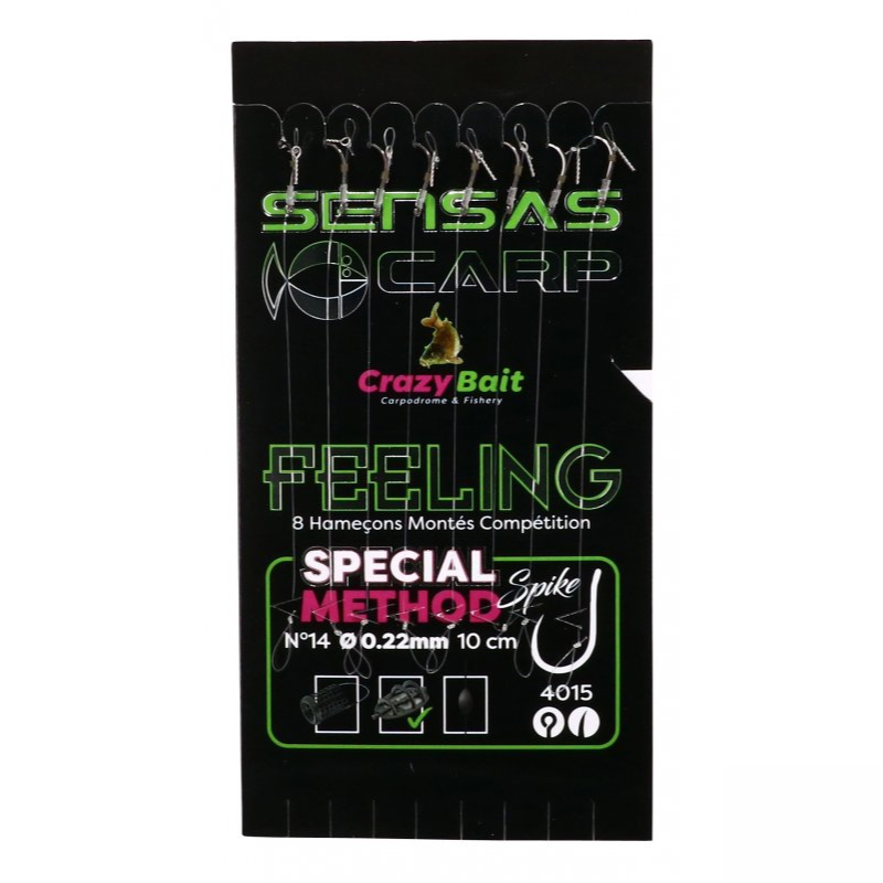 Sensas Przypony Method Spike 14/0,20mm