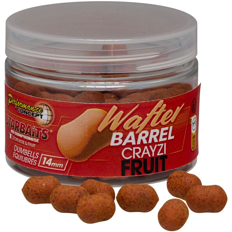 Starbaits Kulki PC Crayzi Fruit Wafter Barrel 14mm 50g