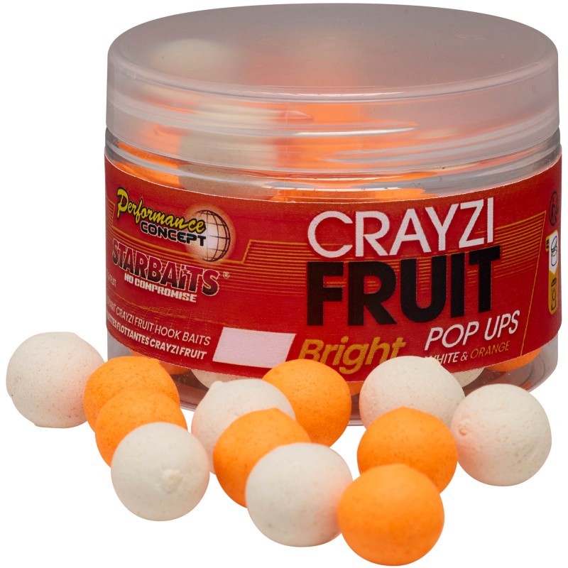 Starbaits Kulki PC Crayzi Fruit Bright Pop Up 14mm 50g