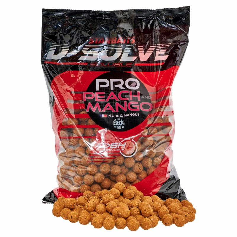 Starbaits Kulki Pro Peach & Mango D-Solve 20mm 2,5kg