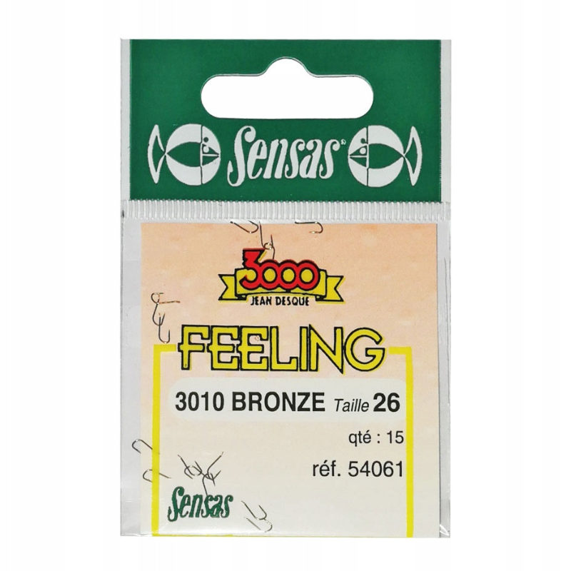 Sensas Haczyki 3010 Feeling Bronze Nr.22