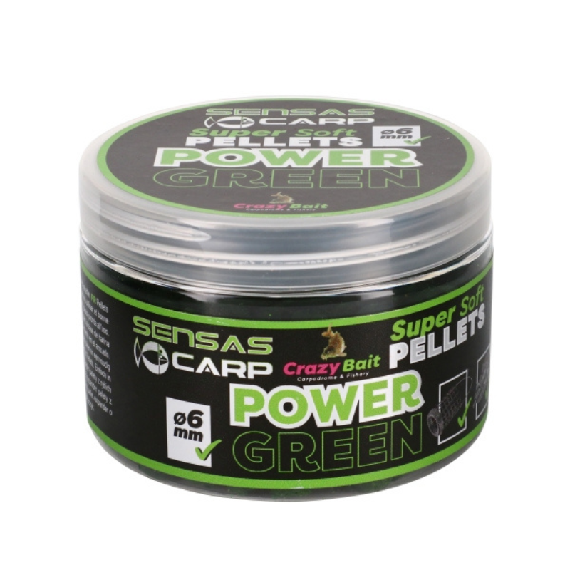 Sensas Pellet 6mm 60g Power Green
