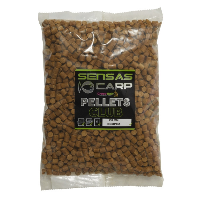 Sensas Pellets Club 8mm 1kg Scopex